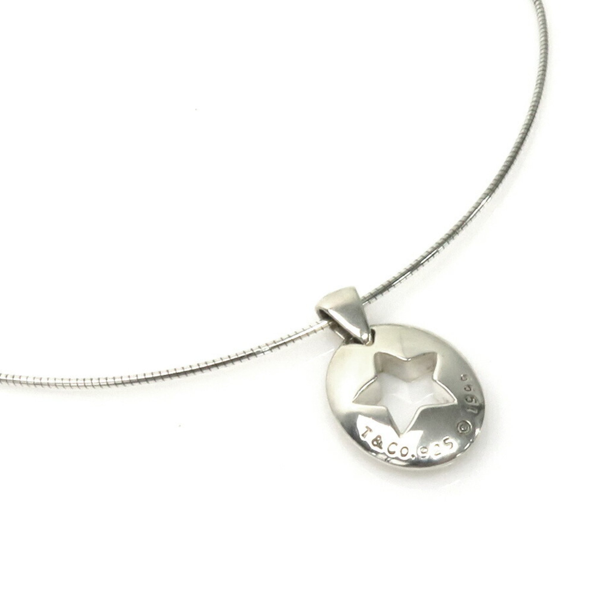 Tiffany Necklace Choker Pierce Star Silver Ag925 &Co. Women's